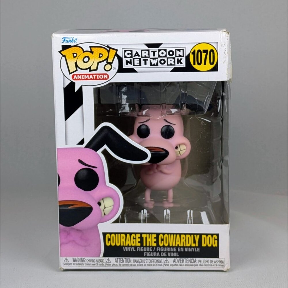 Funko Pop #1070 Courage the Cowardly Dog Cartoon Network VAULTED